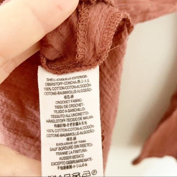 Free People On the Island Blouse SPICE size S - Picture 5 of 8